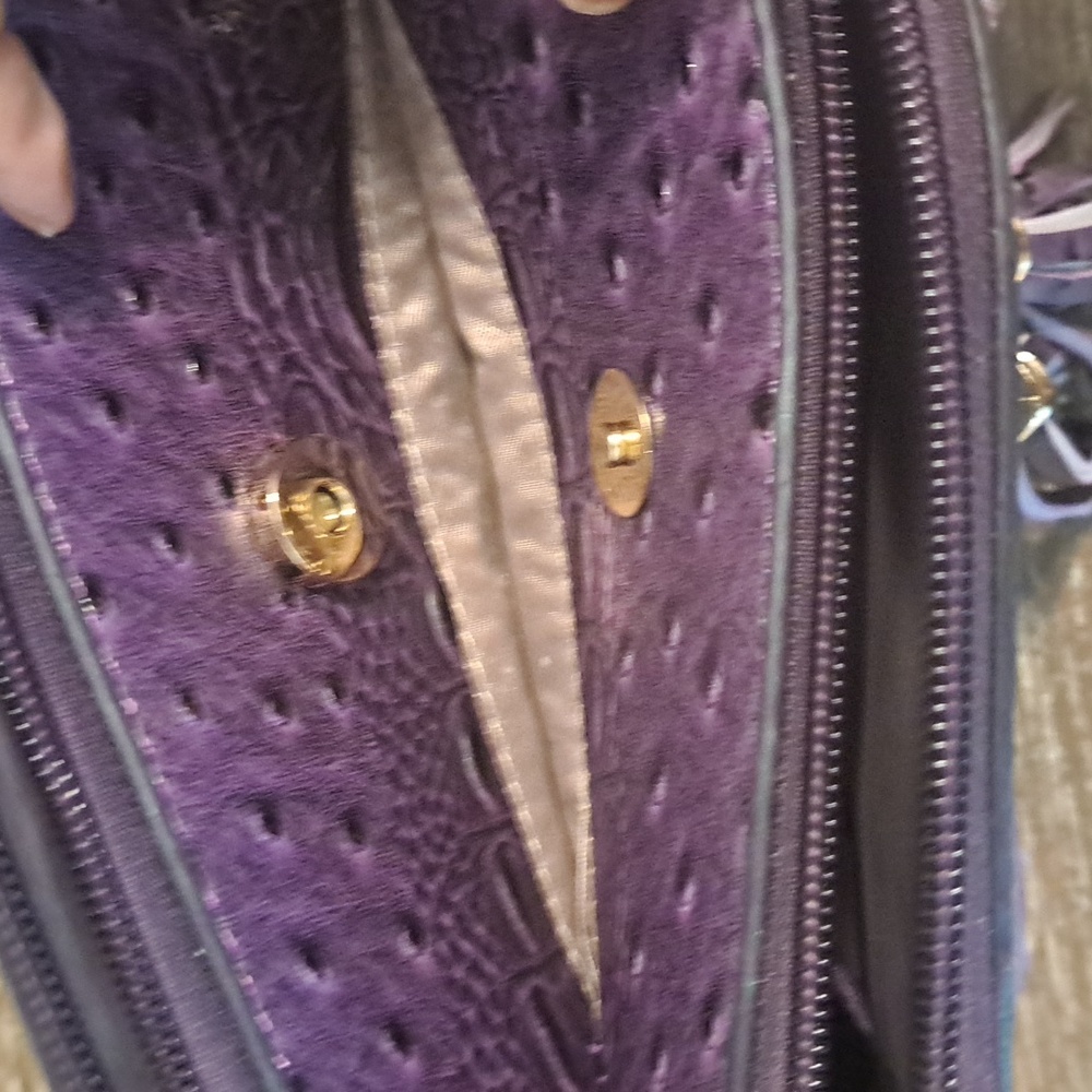 Dasein Purse Women’s Tassel Zipper Pocket Crossbody Fashion Travel Bag Purple - Picture 6 of 13